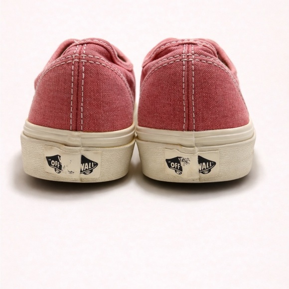 Vans Authentic Salmon Canvas Shoes - Size Women US7 - Picture 4 of 7